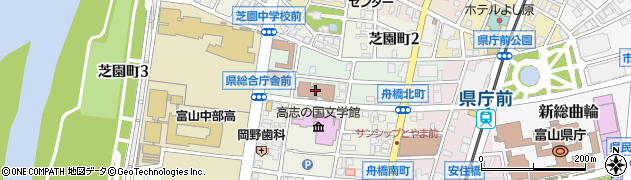 富山県教育文化会館周辺の地図