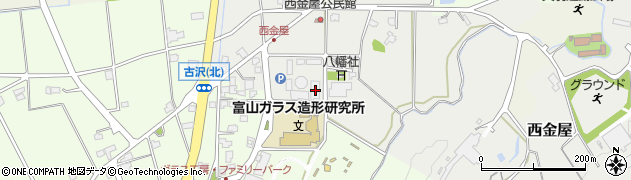 富山県富山市西金屋86周辺の地図