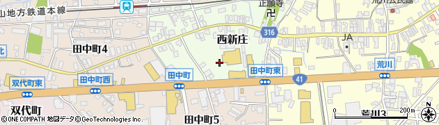 富山県富山市西新庄11周辺の地図