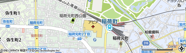 アピアショッピングセンター　中島製茶和香園周辺の地図