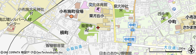 長野県小布施町（上高井郡）小布施周辺の地図