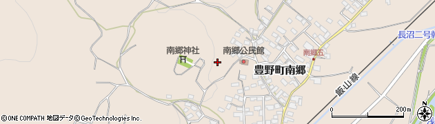 長野県長野市豊野町南郷周辺の地図