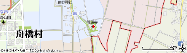 等通寺周辺の地図