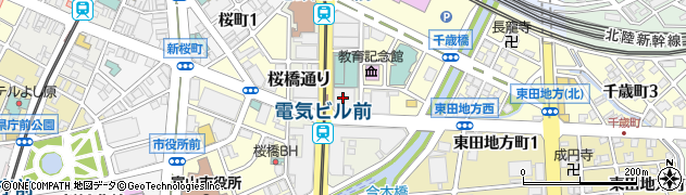 株式会社読売旅行　富山営業所周辺の地図