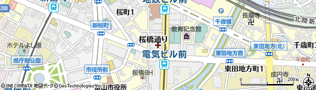みずほ信託銀行富山支店周辺の地図