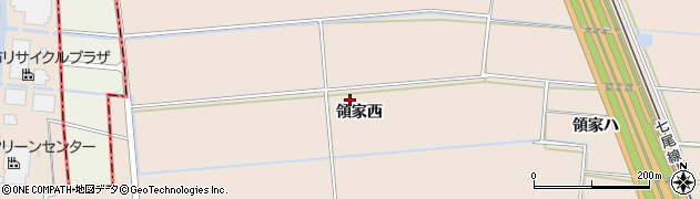 石川県津幡町（河北郡）領家（西）周辺の地図