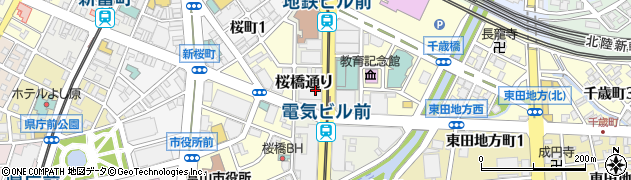 富山県庁　農林水産部農村整備課計画係周辺の地図