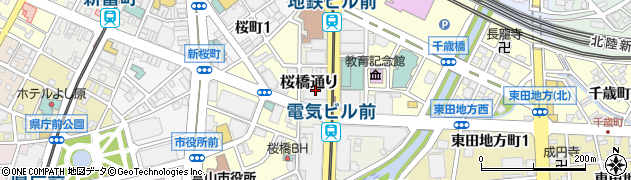 株式会社東京興業貿易商会　富山営業所周辺の地図