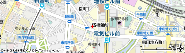 富山育英予備校周辺の地図