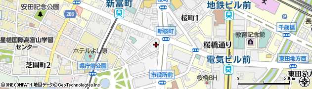 株式会社エー・オー・シー　富山ＪＯＢセンター周辺の地図