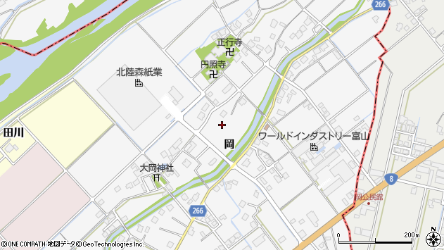 〒932-0031 富山県小矢部市岡の地図