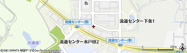富山県射水市流通センター水戸田周辺の地図