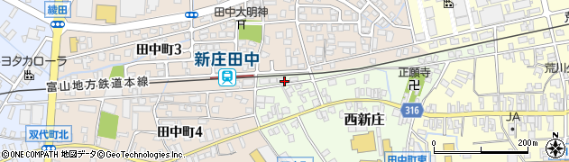富山県富山市西新庄1周辺の地図