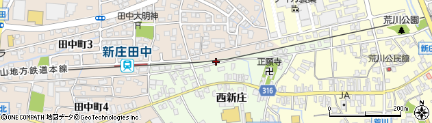 富山県富山市西新庄2周辺の地図