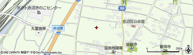 長野県長野市赤沼周辺の地図