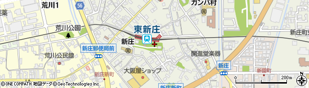 新庄新町公園周辺の地図