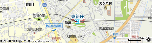東新庄駅周辺の地図