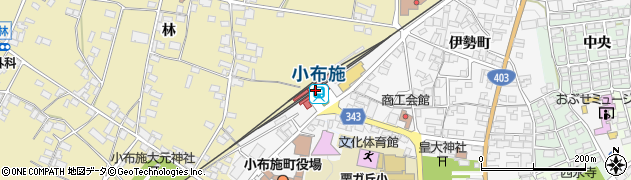 長野県上高井郡小布施町周辺の地図