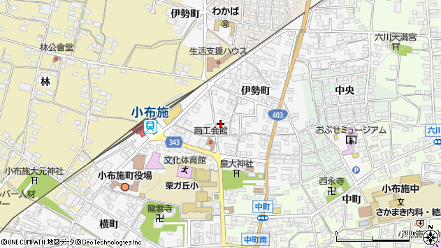 〒381-0201 長野県上高井郡小布施町小布施の地図