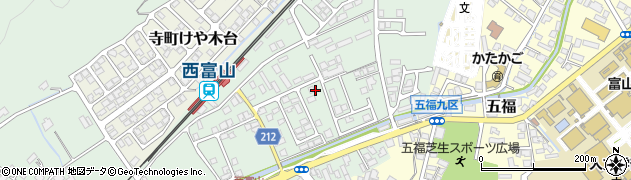 富山県富山市寺町周辺の地図