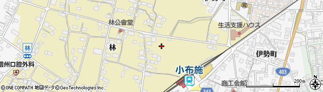長野県小布施町（上高井郡）林周辺の地図