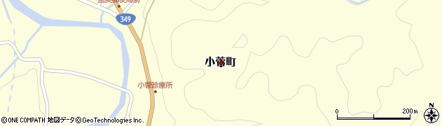 茨城県常陸太田市小菅町周辺の地図