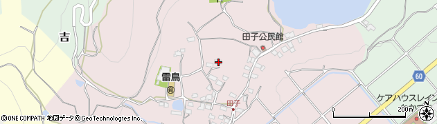 長野県長野市田子249周辺の地図