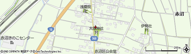 長野陶材　陶芸教室周辺の地図