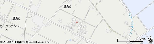 栃木県さくら市氏家3520周辺の地図