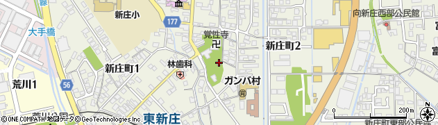 新庄町第一町内会公民館周辺の地図