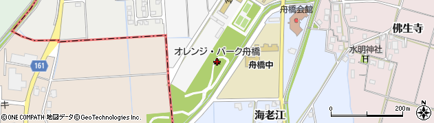 京坪川河川公園（オレンジ・パーク舟橋）周辺の地図