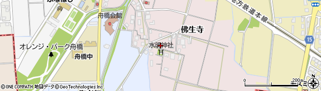 富山県中新川郡舟橋村佛生寺281周辺の地図