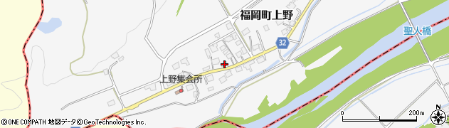 富山県高岡市福岡町上野93周辺の地図