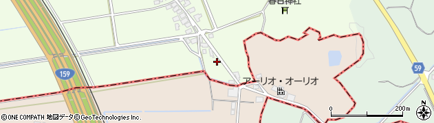 石川県かほく市指江（リ）周辺の地図