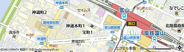 富山ステーションハイツ周辺の地図
