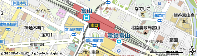 源ますのすし本舗　富山新幹線駅コンコース店周辺の地図