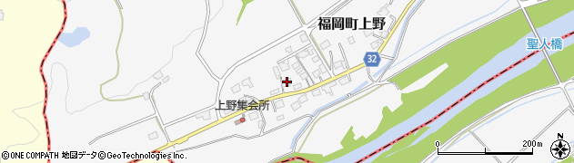 富山県高岡市福岡町上野95周辺の地図