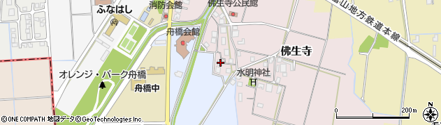富山県中新川郡舟橋村佛生寺160周辺の地図
