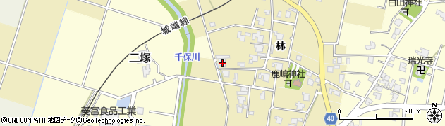 富山県高岡市林842周辺の地図