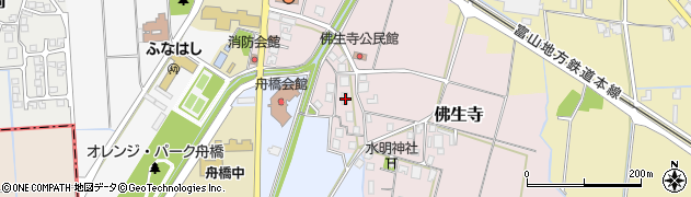富山県中新川郡舟橋村佛生寺168周辺の地図