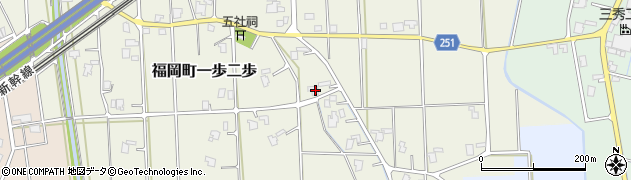 富山県高岡市福岡町一歩二歩308周辺の地図