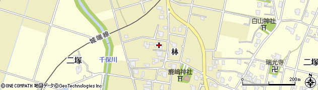 富山県高岡市林836周辺の地図