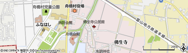 佛生寺公民館周辺の地図