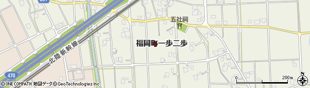 富山県高岡市福岡町一歩二歩周辺の地図