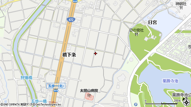 〒939-0332 富山県射水市橋下条赤田の地図