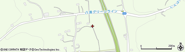栃木県那須烏山市志鳥周辺の地図