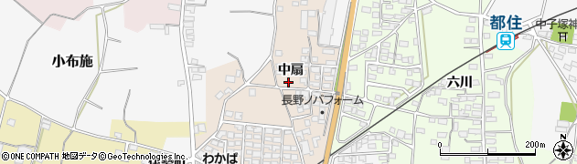 長野県上高井郡小布施町中扇周辺の地図