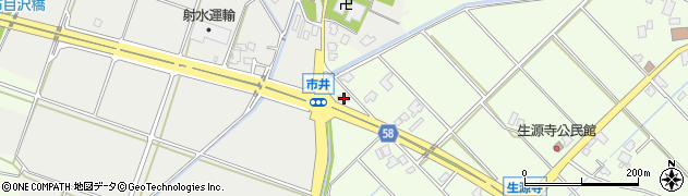 富山県射水市生源寺828周辺の地図