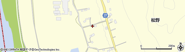 栃木県那須郡那珂川町松野698周辺の地図