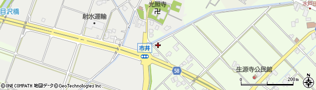 富山県射水市生源寺299周辺の地図